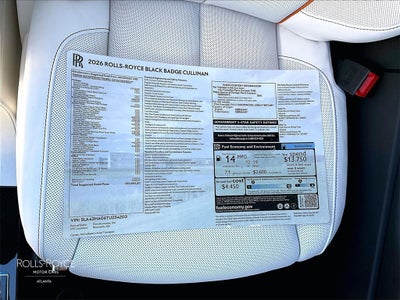 2026 Rolls-Royce Cullinan Black Badge