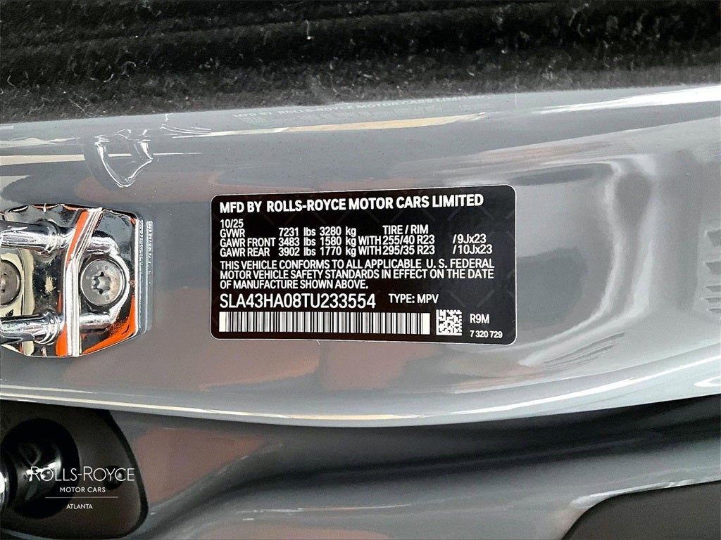 2026 Rolls-Royce Cullinan Black Badge