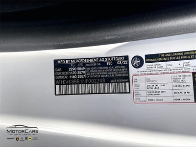 2022 Mercedes-Benz SL-Class SL 63 AMG® ...AMG Performance Line!!!