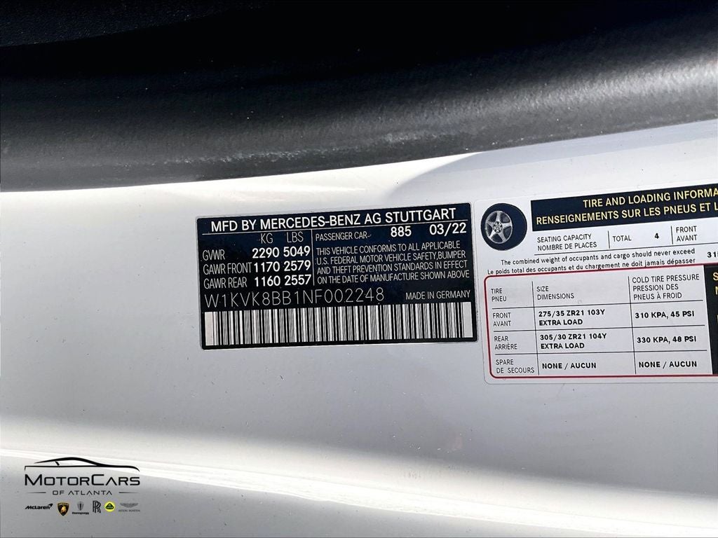 2022 Mercedes-Benz SL-Class SL 63 AMG® ...AMG Performance Line!!!