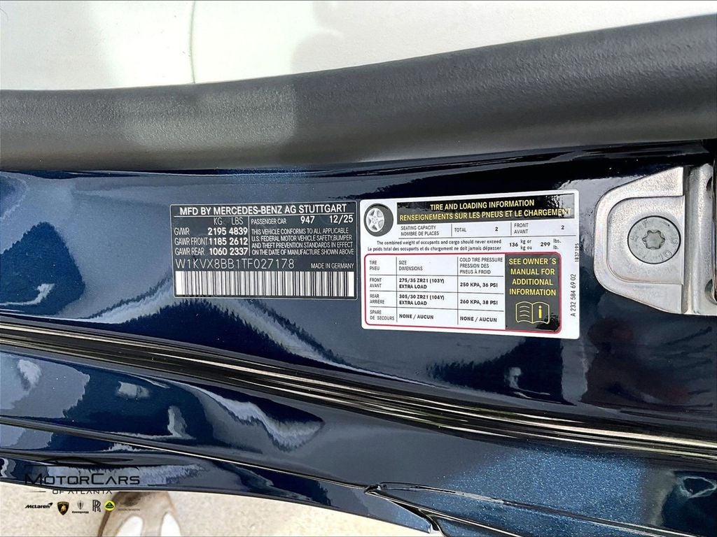 2026 Mercedes-Benz Maybach SL 680 4MATIC®