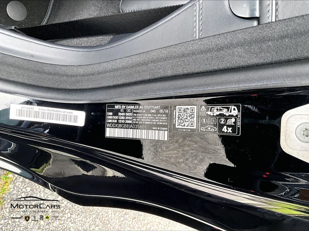 2018 Mercedes-Benz S-Class S 560 4MATIC®