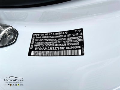 2025 Porsche 911 GT3 RS