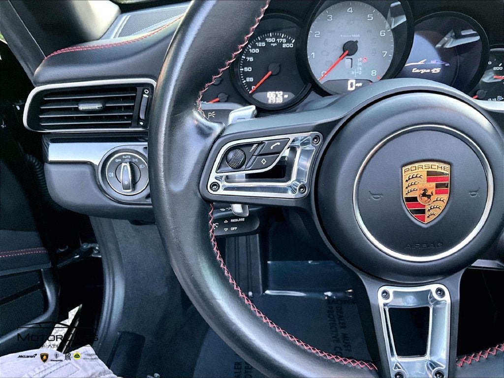 2019 Porsche 911 Targa 4S ...$32K In Options, Guards Red Accents!