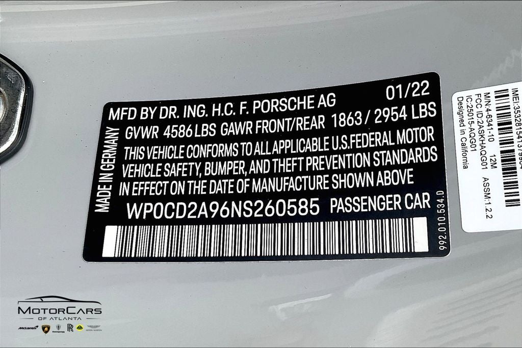 2022 Porsche 911 Turbo S ...High-Spec Turbo S Cab!!!