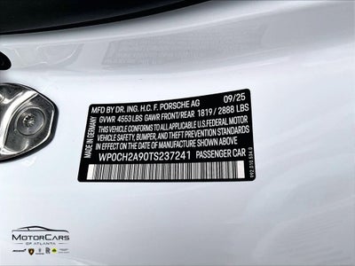 2026 Porsche 911 Carrera 4S Cabriolet