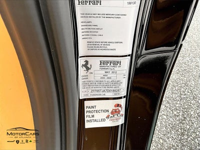 2013 Ferrari California Base