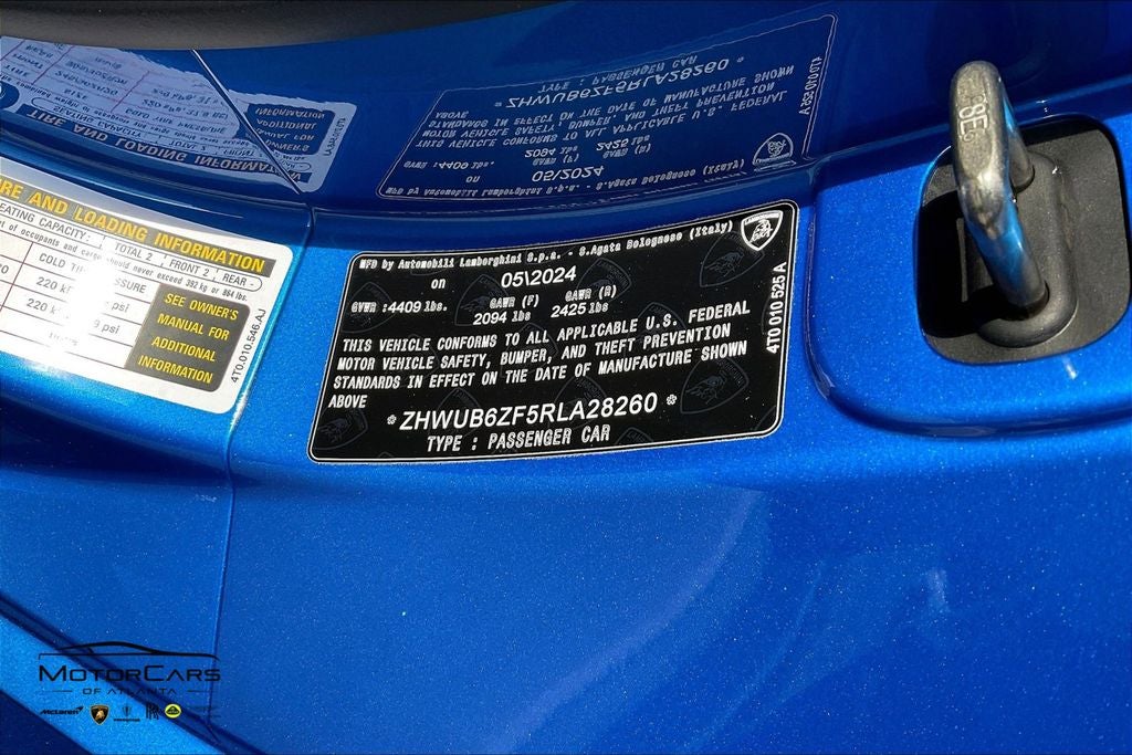 2024 Lamborghini Huracan Tecnica Base