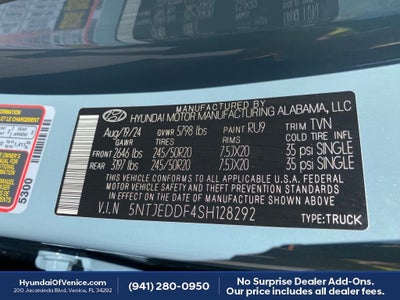 2025 Hyundai Santa Cruz Limited