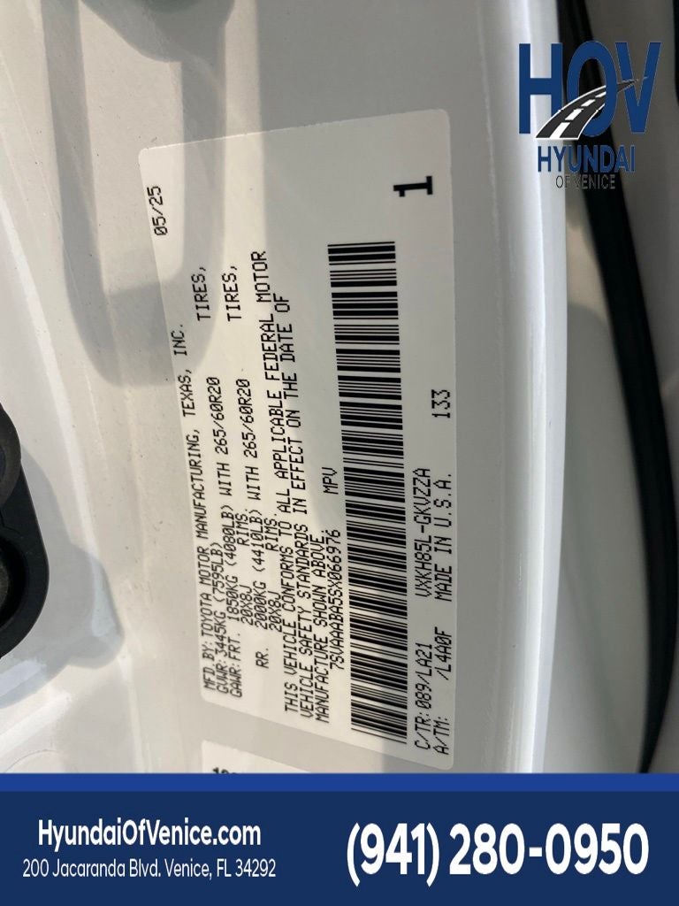 2025 Toyota Sequoia Platinum