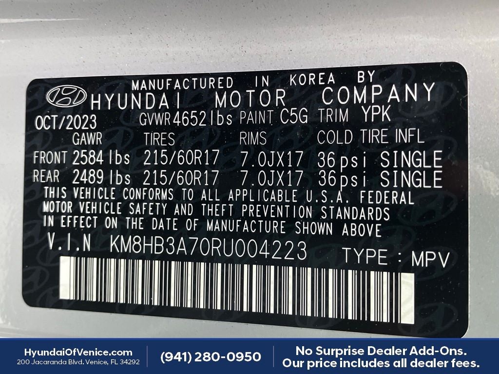 2024 Hyundai Kona Electric SE