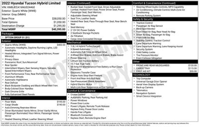 2022 Hyundai Tucson Hybrid Limited