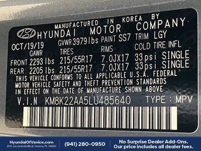 2020 Hyundai Kona SEL