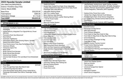 2023 Hyundai Sonata Limited