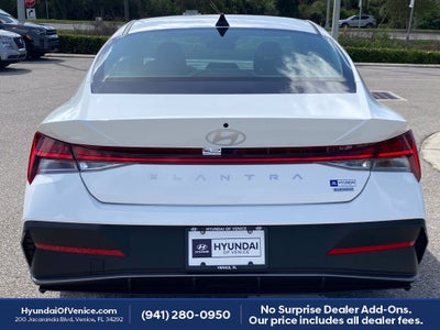 2026 Hyundai Elantra Hybrid Blue
