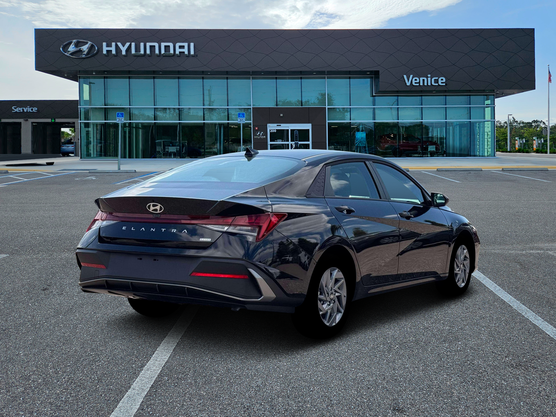 2026 Hyundai Elantra Hybrid Blue