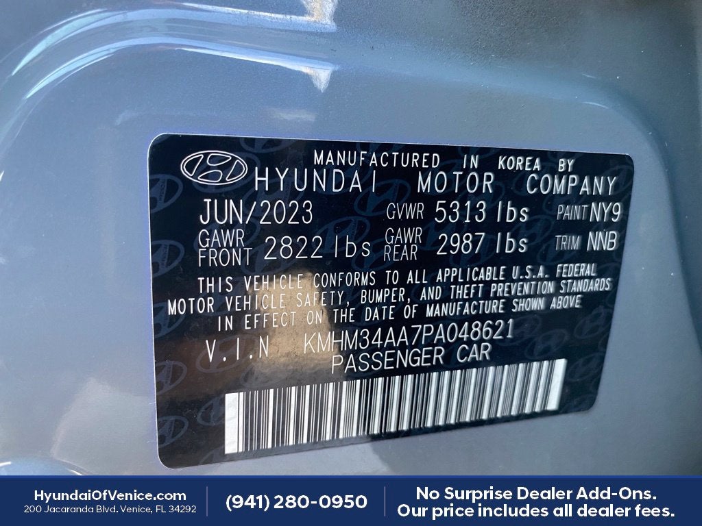 2023 Hyundai IONIQ 6 SEL
