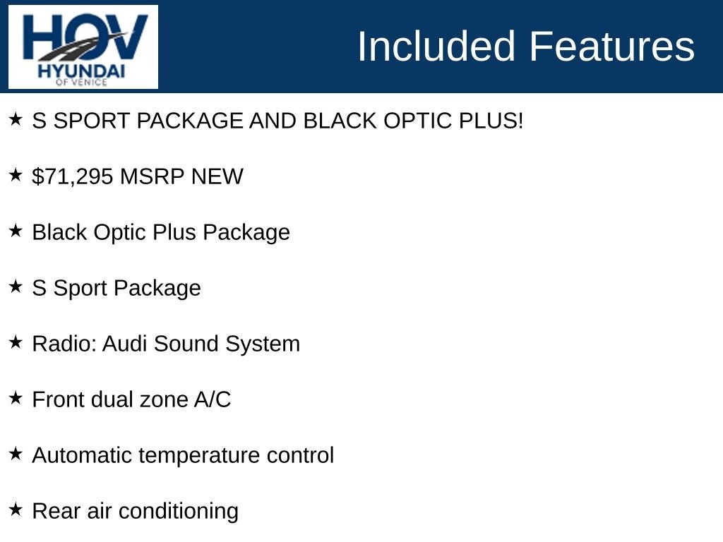 2024 Audi S5 Sportback Prestige quattro