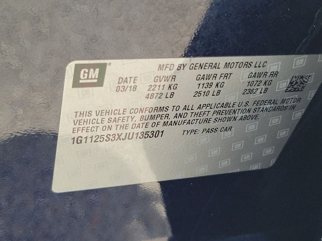 2018 Chevrolet Impala Premier