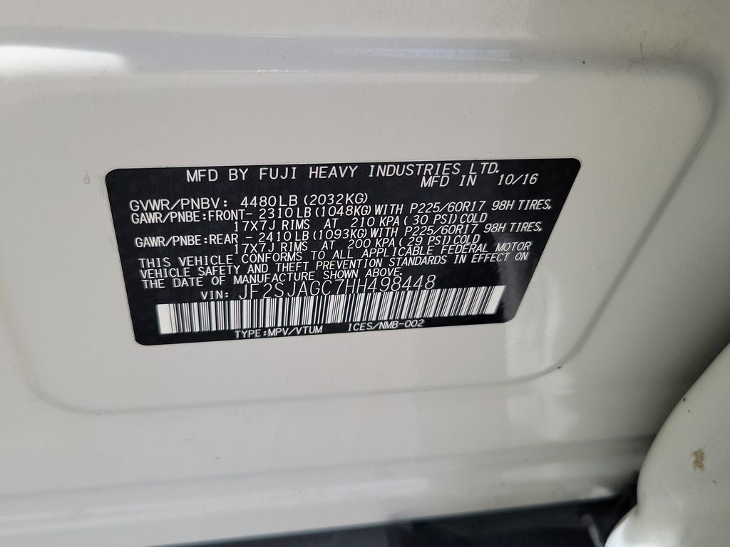 2017 Subaru Forester Premium NAV ROOF AWD