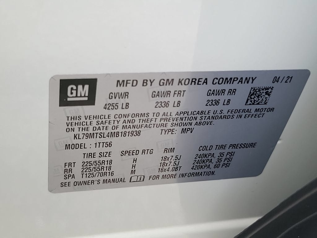2021 Chevrolet TrailBlazer RS