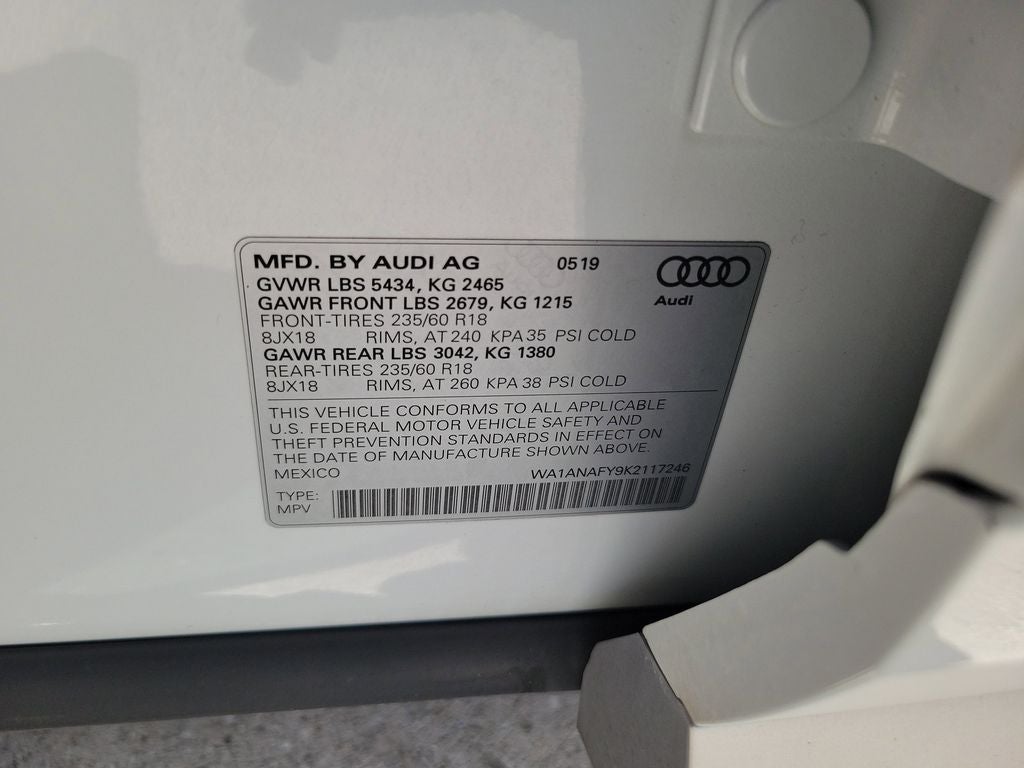 2019 Audi Q5 Premium