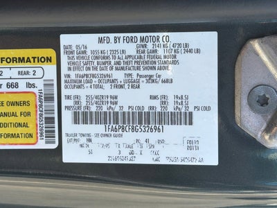 2016 Ford Mustang GT Premium