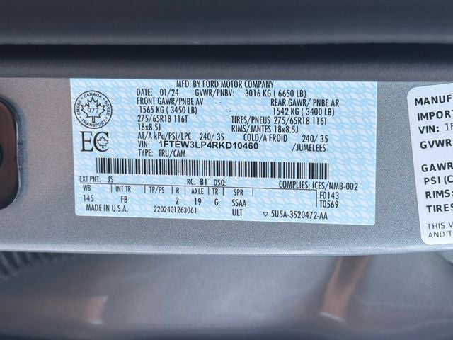 2024 Ford F-150 XLT