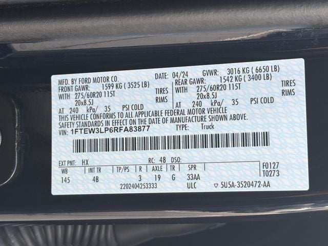 2024 Ford F-150 XLT 303A Leather and Roof