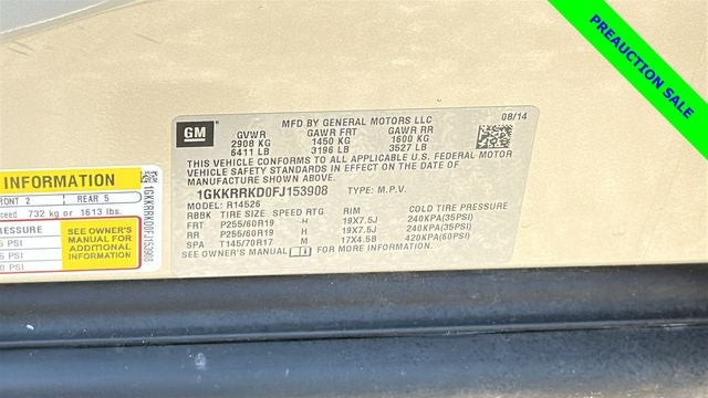 2015 GMC Acadia SLT-1