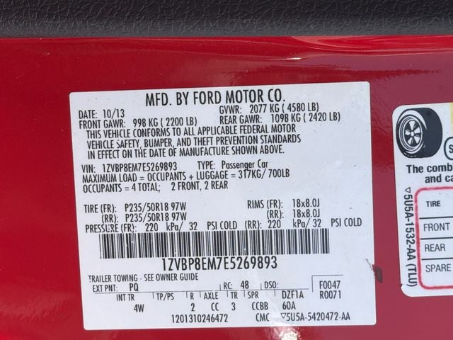 2014 Ford Mustang V6 Premium