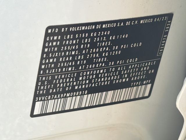 2023 Volkswagen Tiguan 2.0T SE R-Line Black