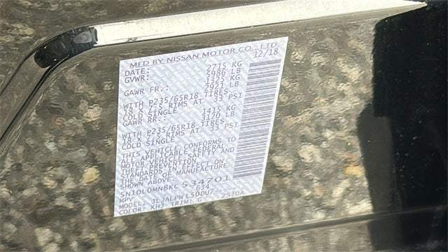 2019 INFINITI QX60 PURE