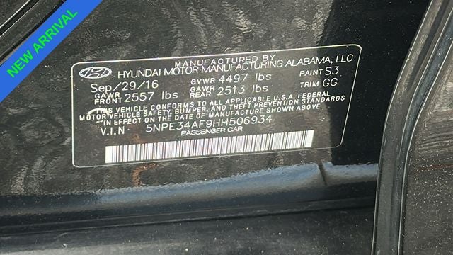 2017 Hyundai Sonata Limited