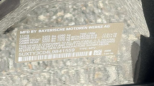 2020 BMW X3 sDrive30i