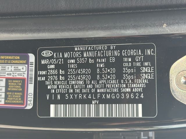 2021 Kia Sorento SX-Prestige