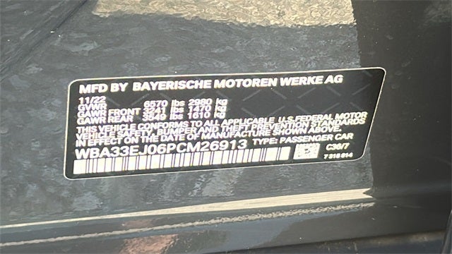 2023 BMW 7 Series 760i xDrive