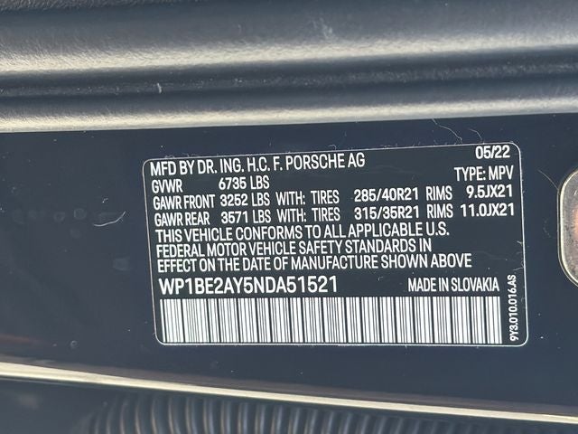 2022 Porsche Cayenne E-Hybrid Coupe Platinum Edition