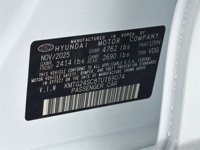 2026 Genesis G70 2.5T PRESTIGE