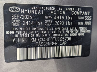 2026 Genesis G70 2.5T PRESTIGE