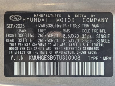 2026 Genesis GV80 2.5T SELECT