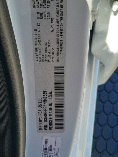 2022 RAM 1500 Laramie