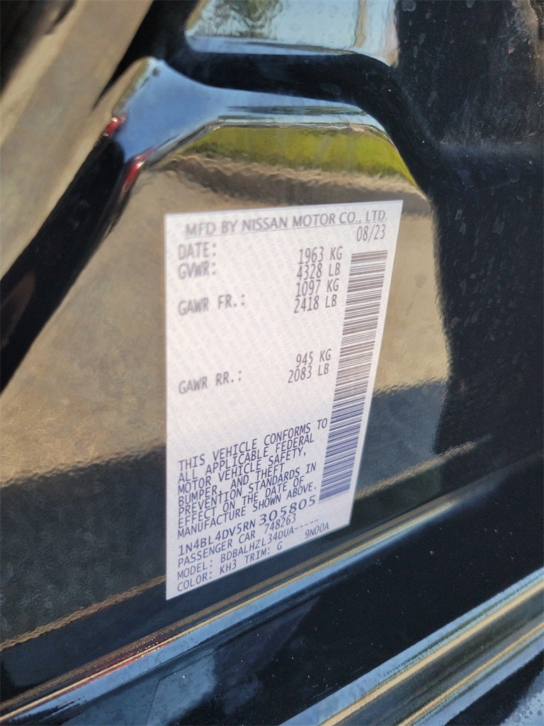 2024 Nissan Altima 2.5 SV