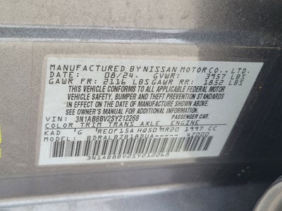 2025 Nissan Sentra S