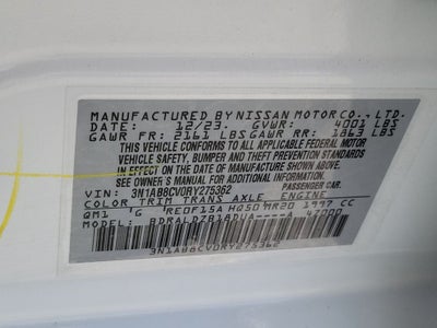 2024 Nissan Sentra SV