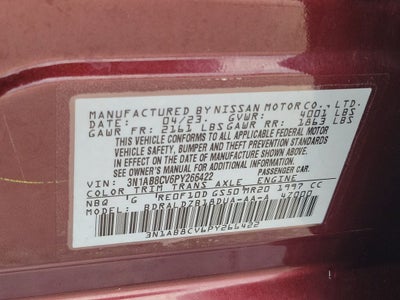 2023 Nissan Sentra SV