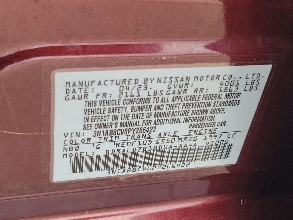 2023 Nissan Sentra SV