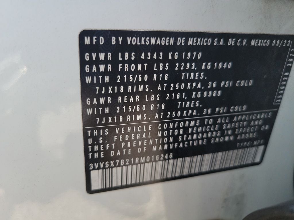 2024 Volkswagen Taos 1.5T SE
