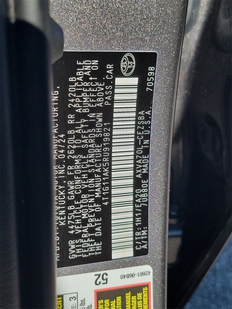 2024 Toyota Camry SE