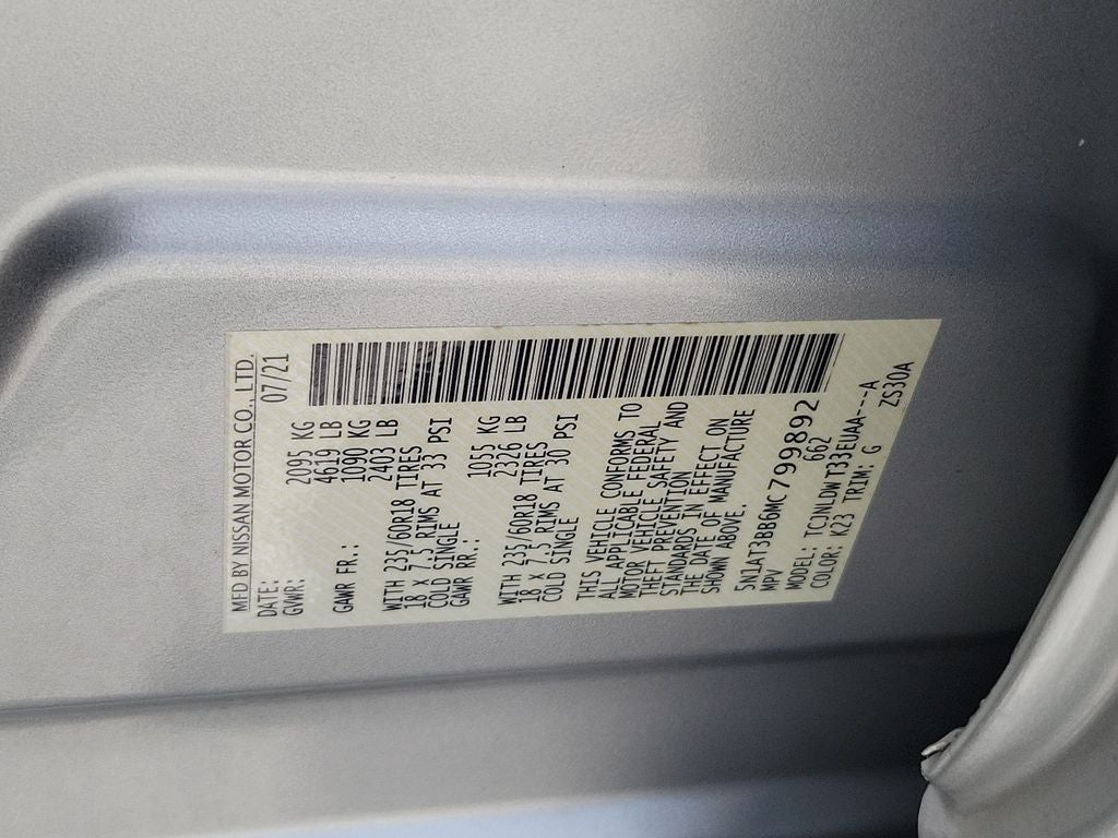 2021 Nissan Rogue SV